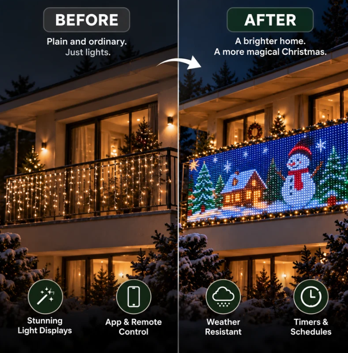 Merrilume™ Magic Christmas Balcony Lights